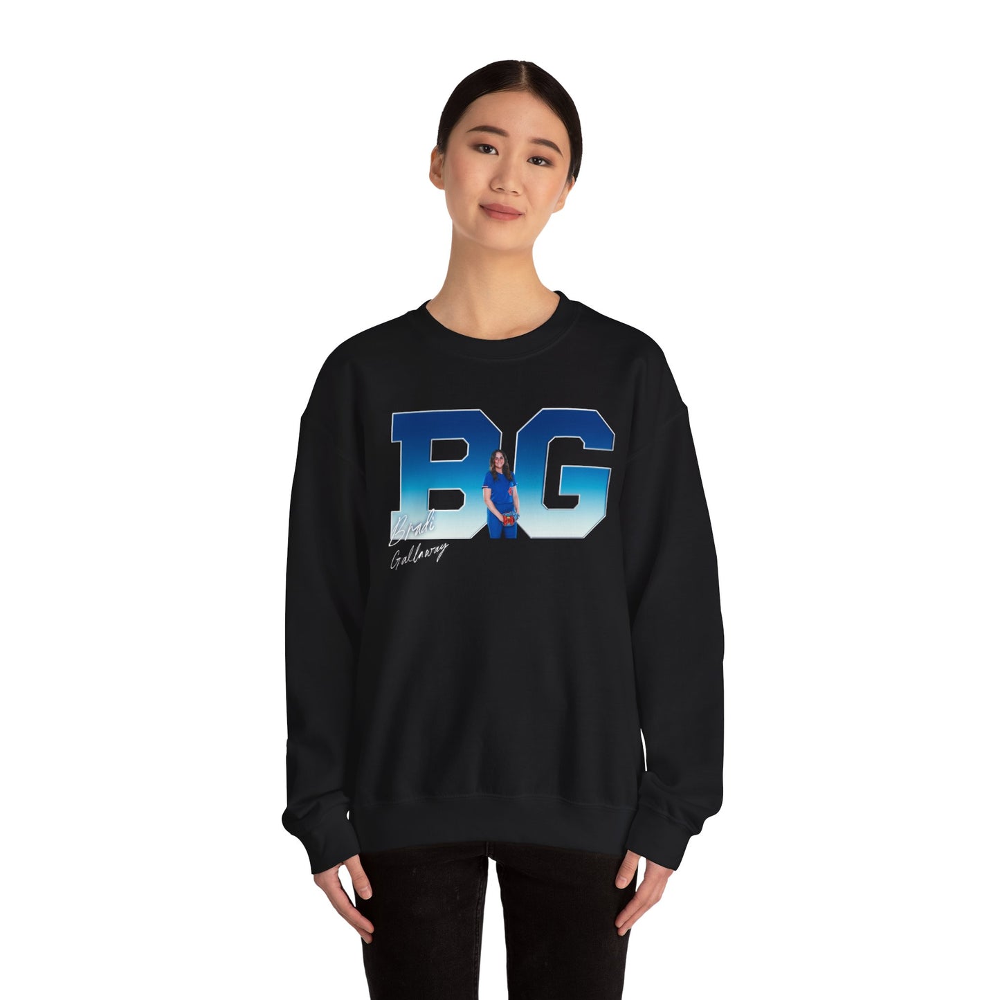 Bradi Gallaway Big Initials Crewneck Sweatshirt