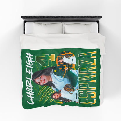 Charleigh Esparza White & Colored Combo 60"-80" Plush Blanket