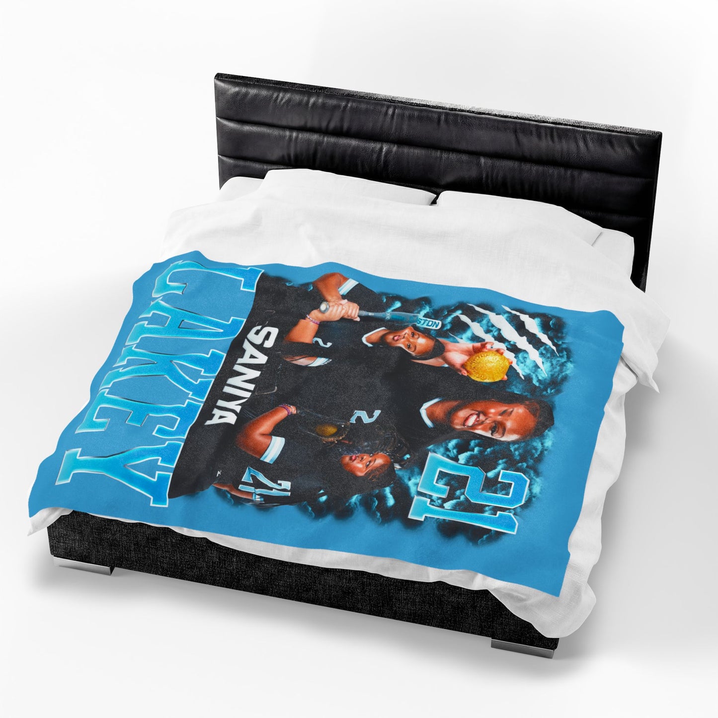 Saniya Lakey 60"-80" Plush Blanket