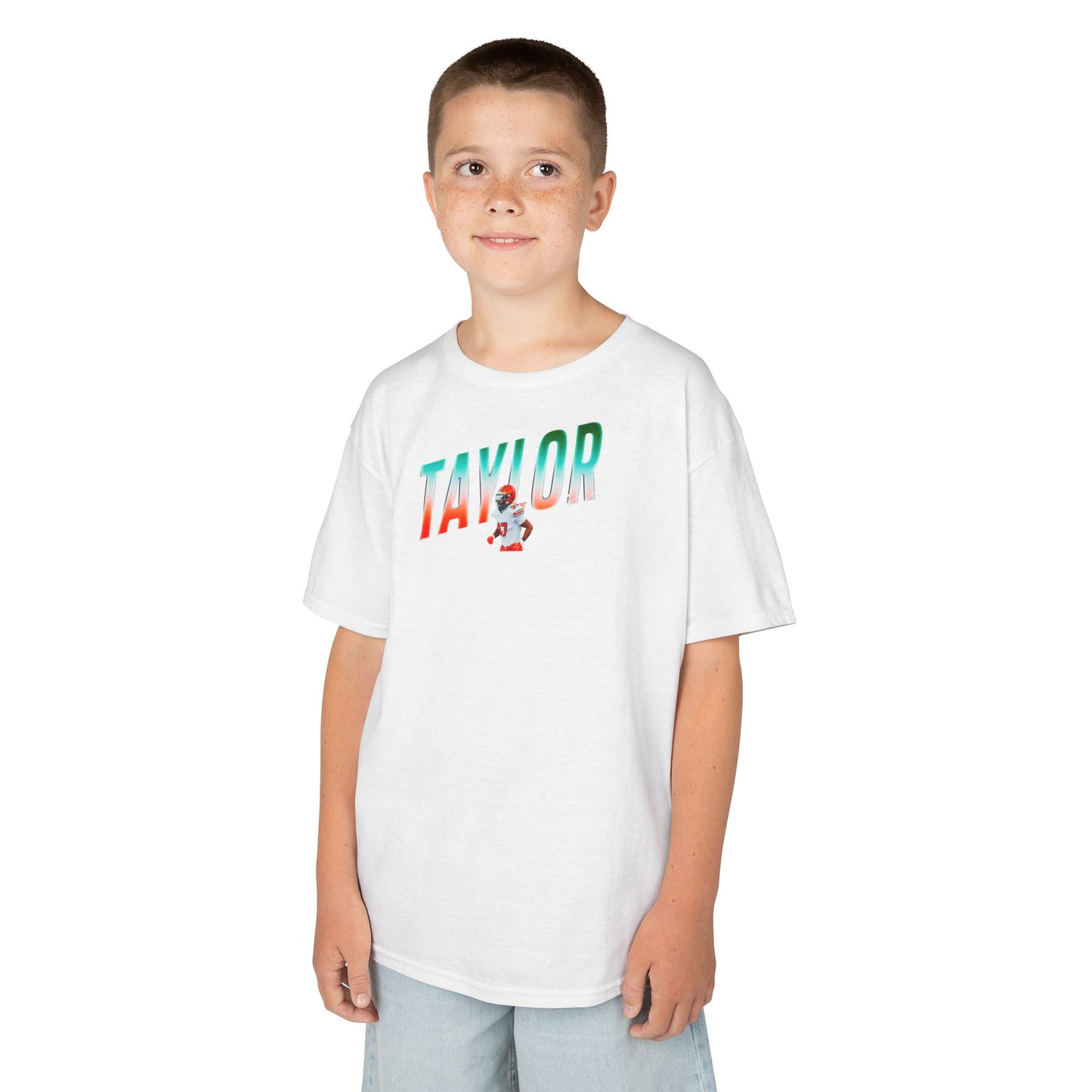 Kj Taylor Cursive Combo Kids Tee