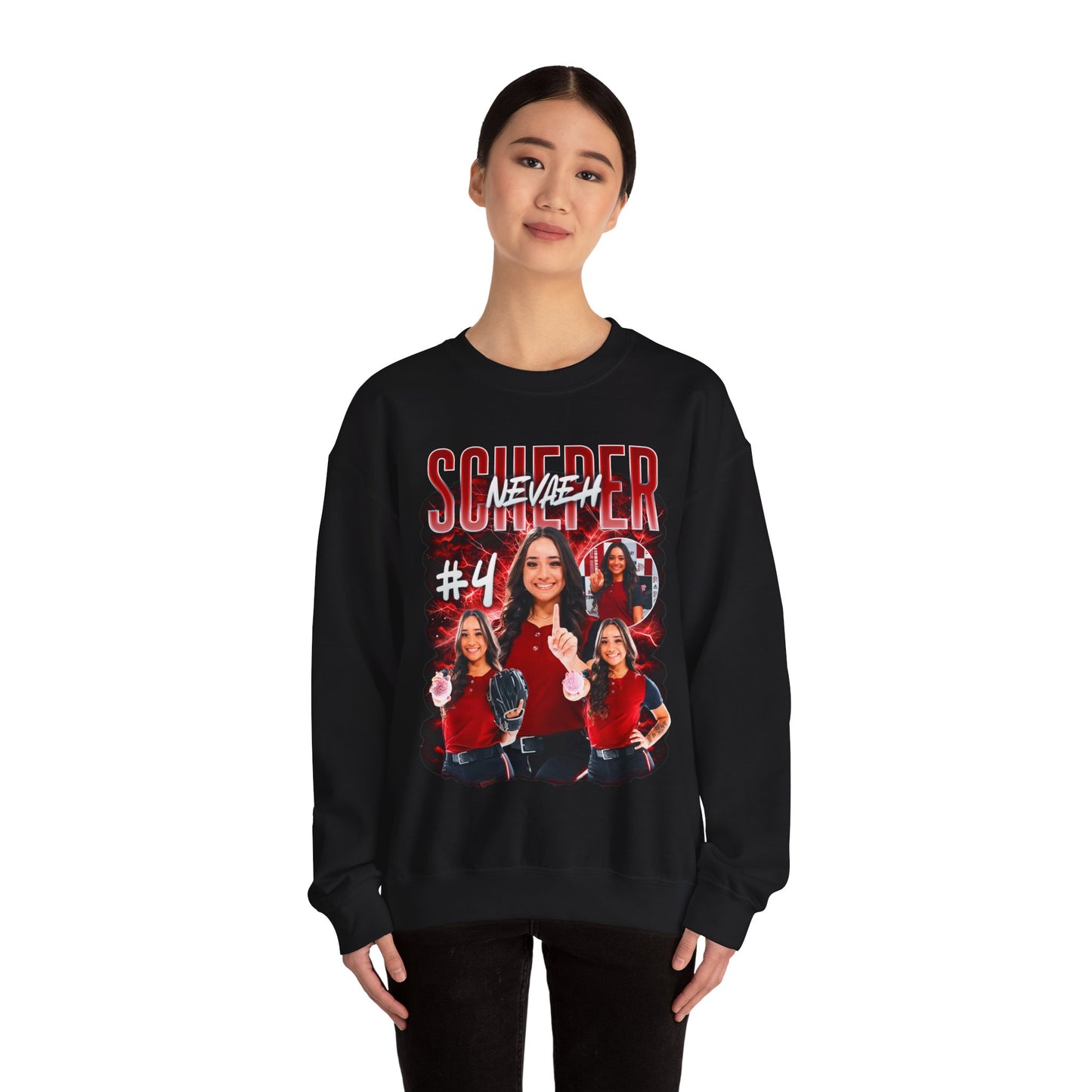 Nevaeh Scheper Lightning Storm Crewneck Sweatshirt