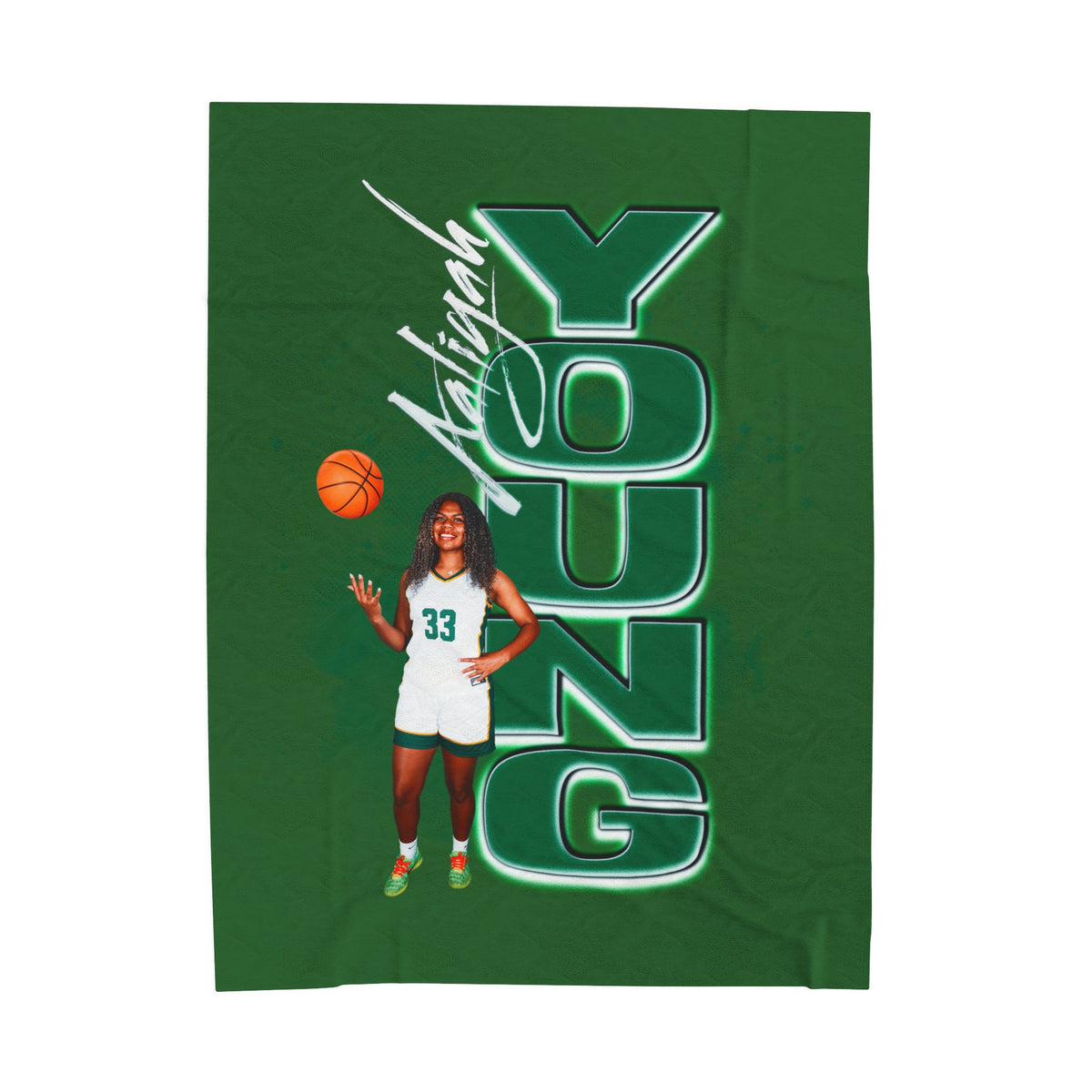 Aaliyah Young 60"-80" Plush Blanket
