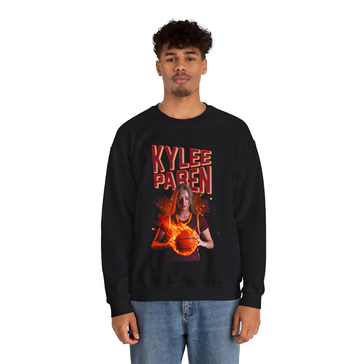 Kylee Paben Flame Burst Crewneck Sweatshirt