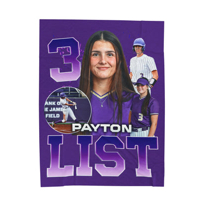 Payton List 60"-80" Plush Blanket