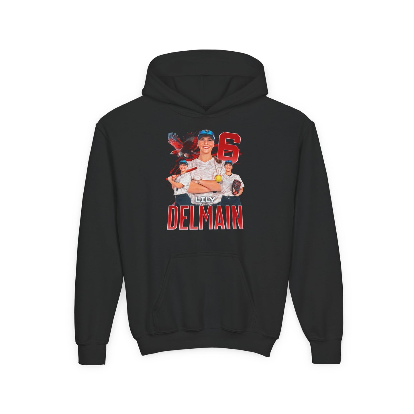 Lily Delmain Team Mascot Kids Hoodie