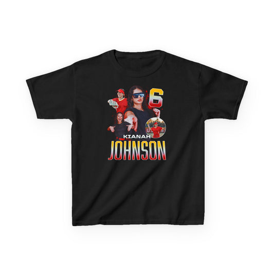 Kianah Johnson Name & Number Ombre Kids Tee