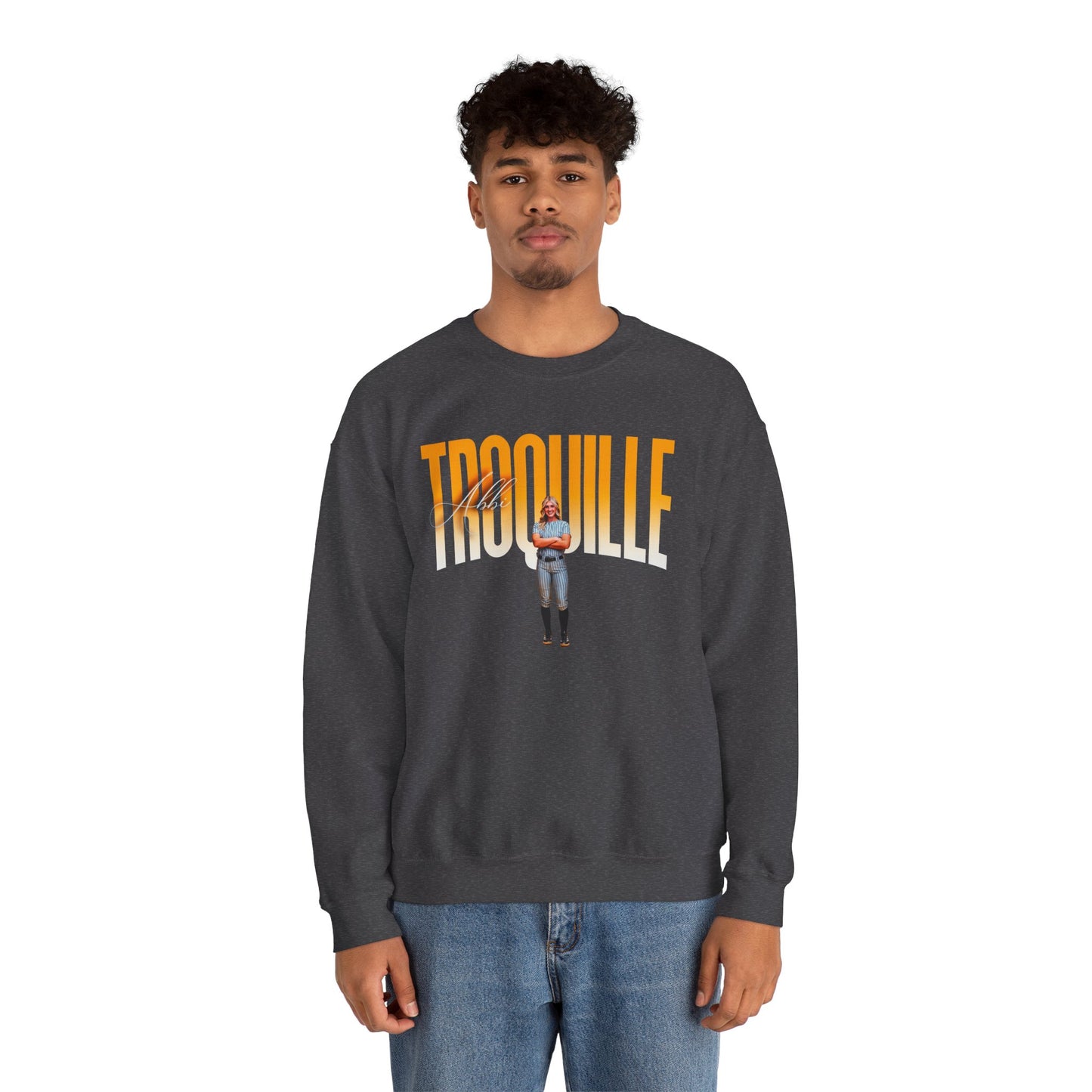 Abbi Troquille Big Last Name Crewneck Sweatshirt