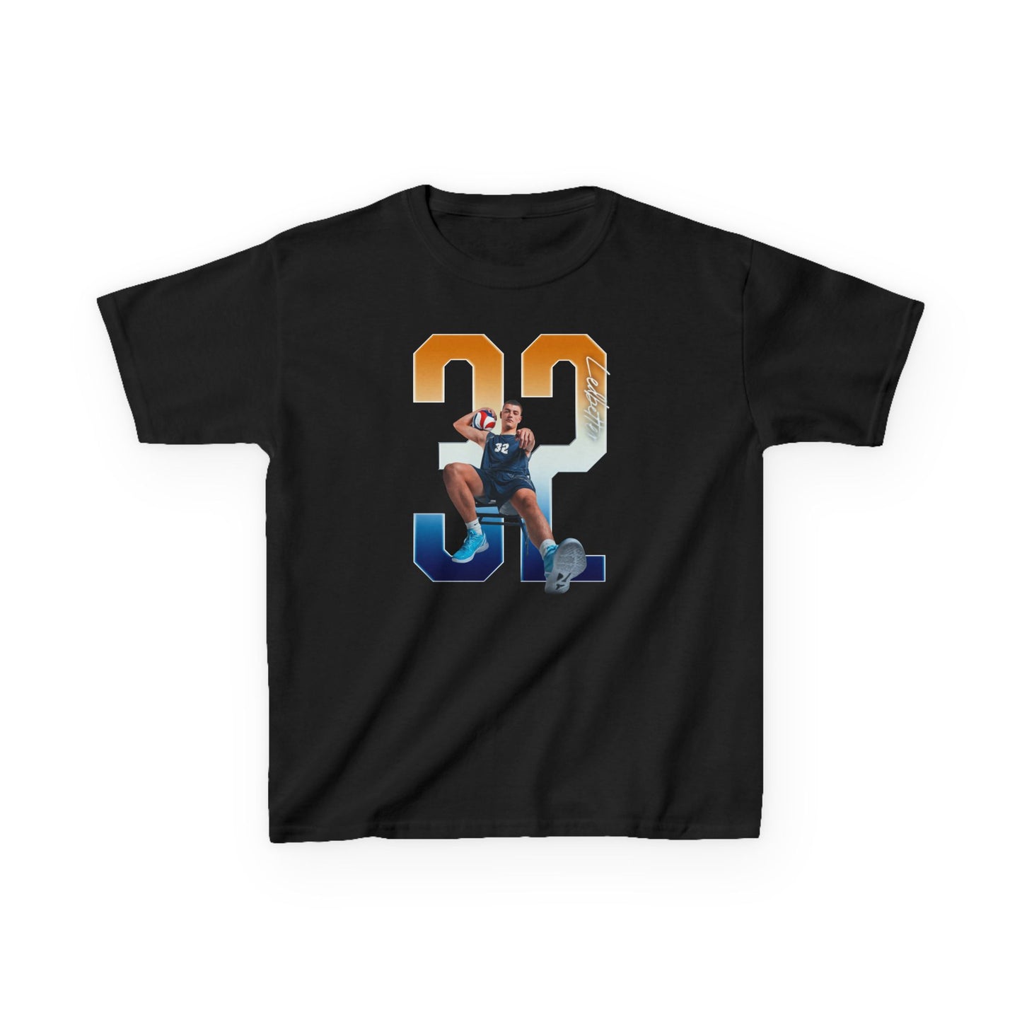 Blu Ledbetter Player Icon Number Kids Tee