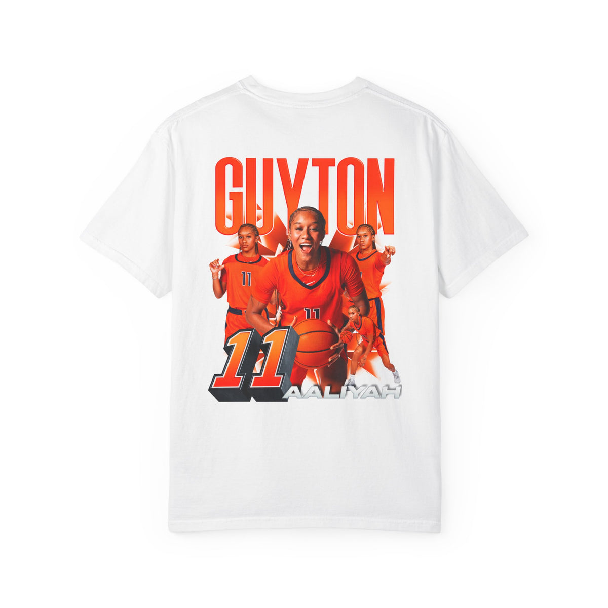 Aaliyah Guyton Logo Front & Back Premium Tee