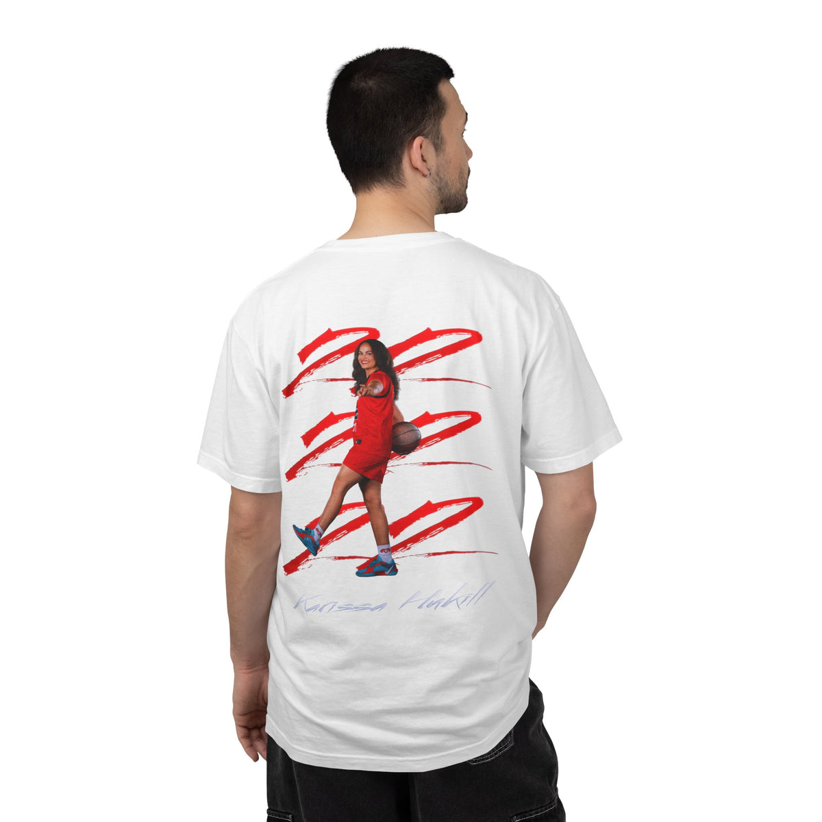 Karissa Hukill Logo Front & Back Premium Tee