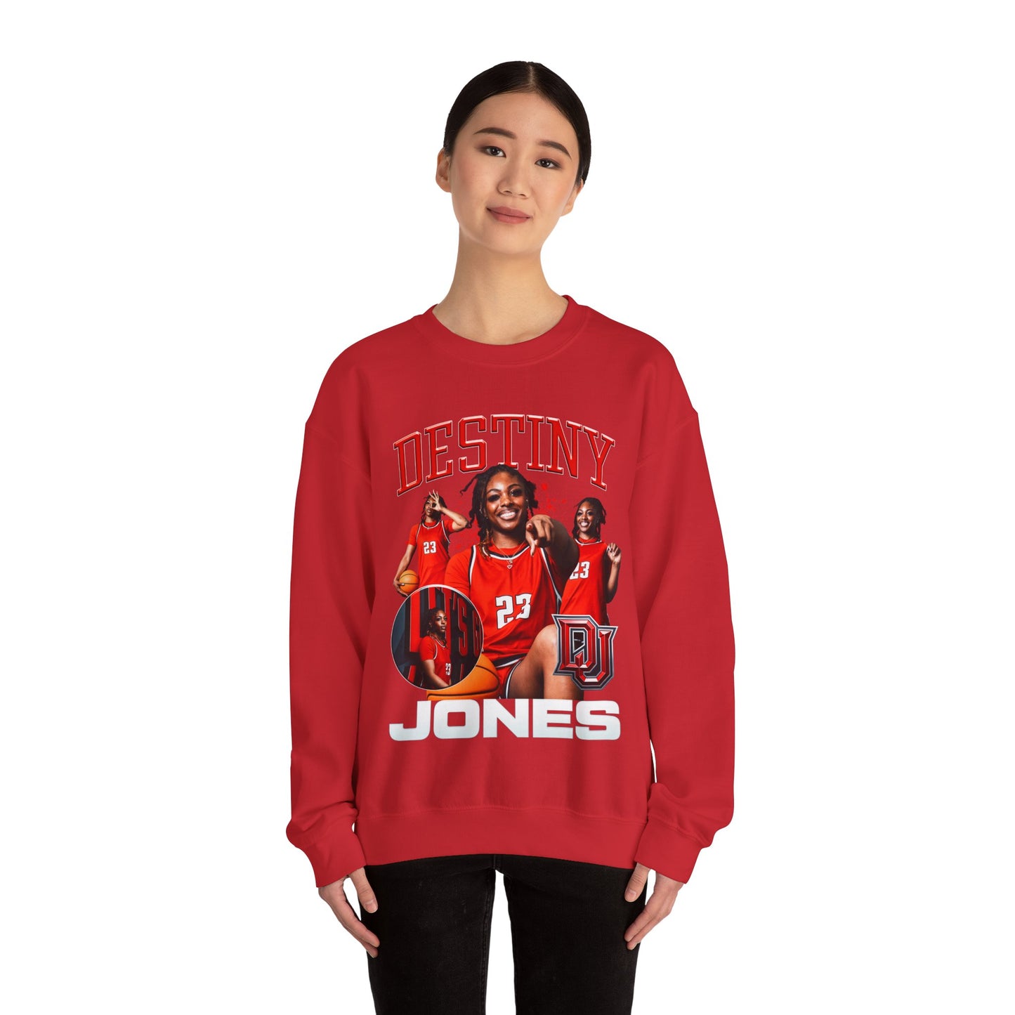 Destiny Jones First Name Highlight Crewneck Sweatshirt