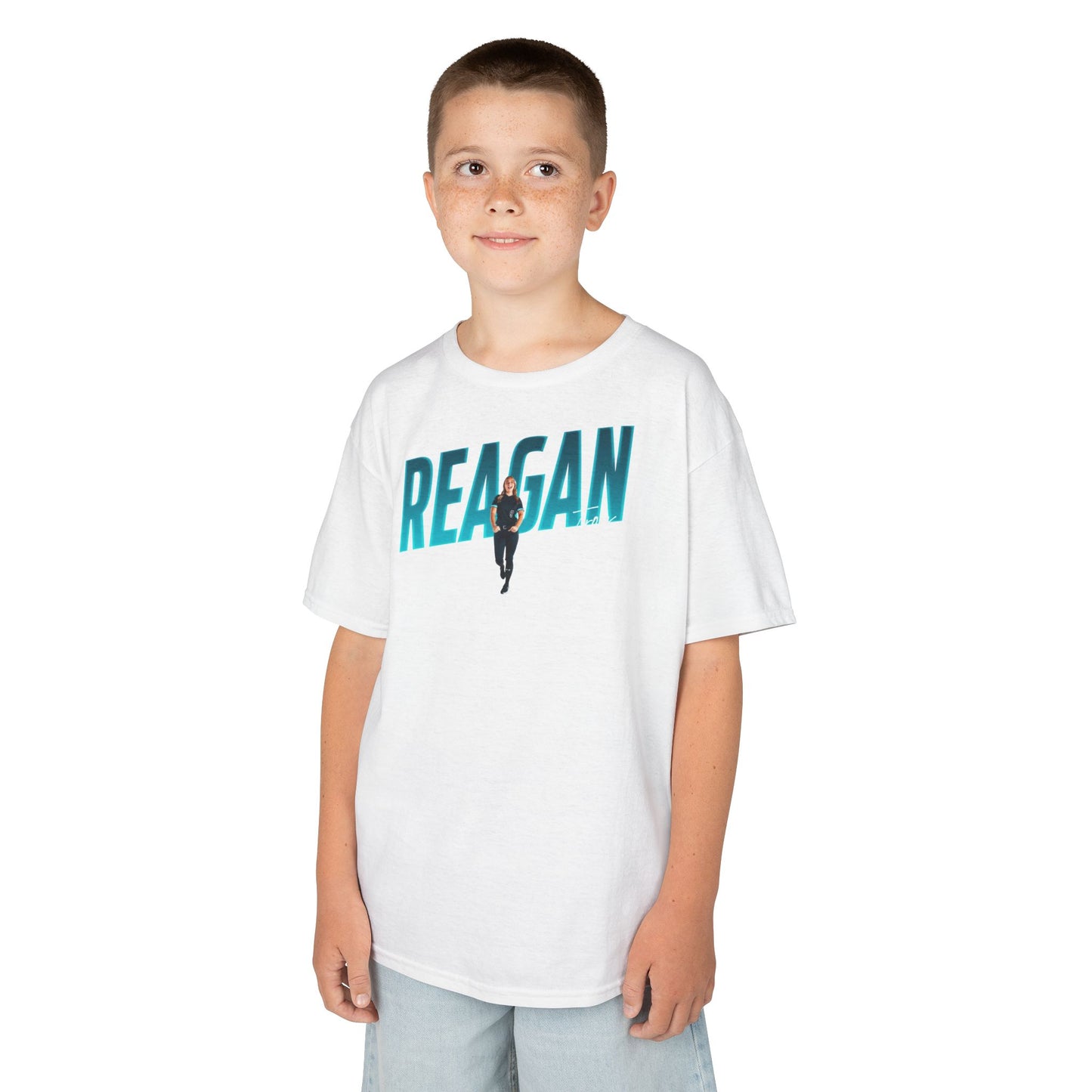 Reagan Troy Cursive Combo Kids Tee