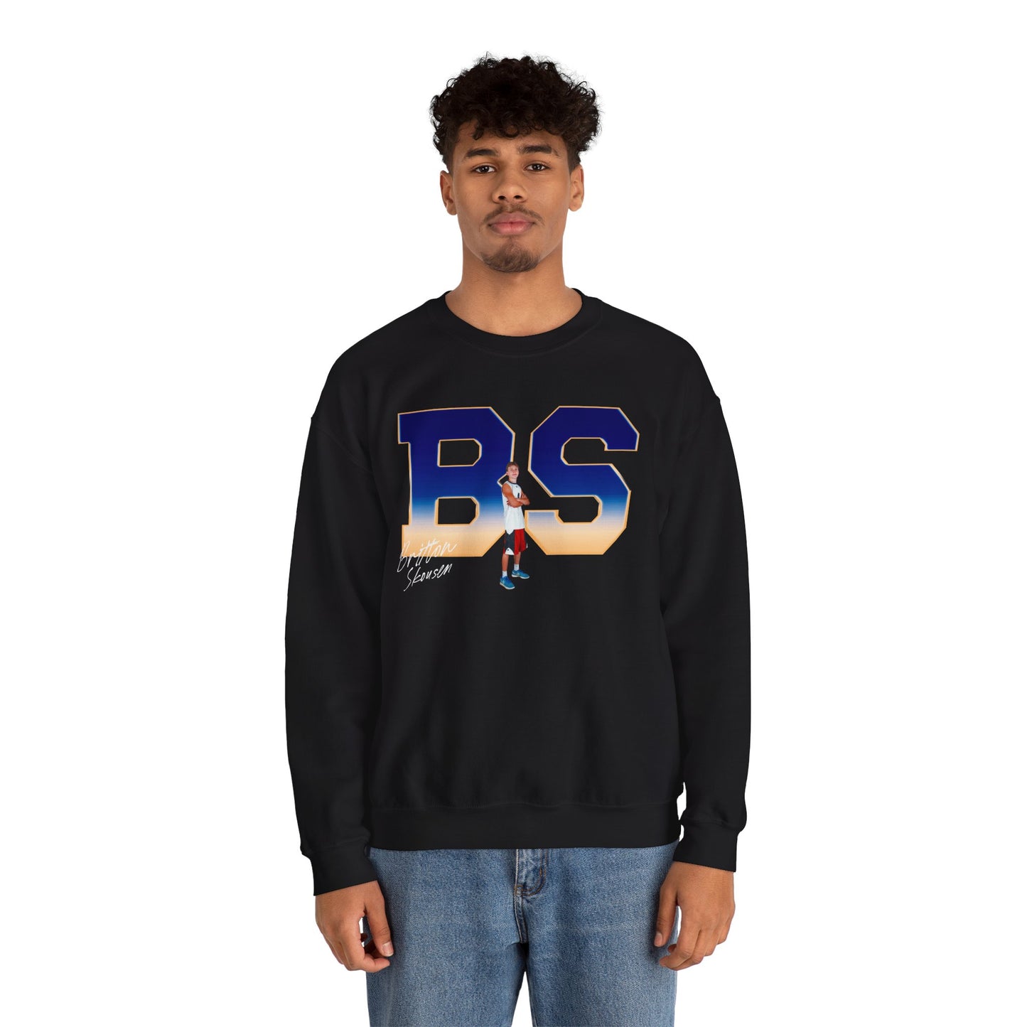 Britton Skousen Big Initials Crewneck Sweatshirt