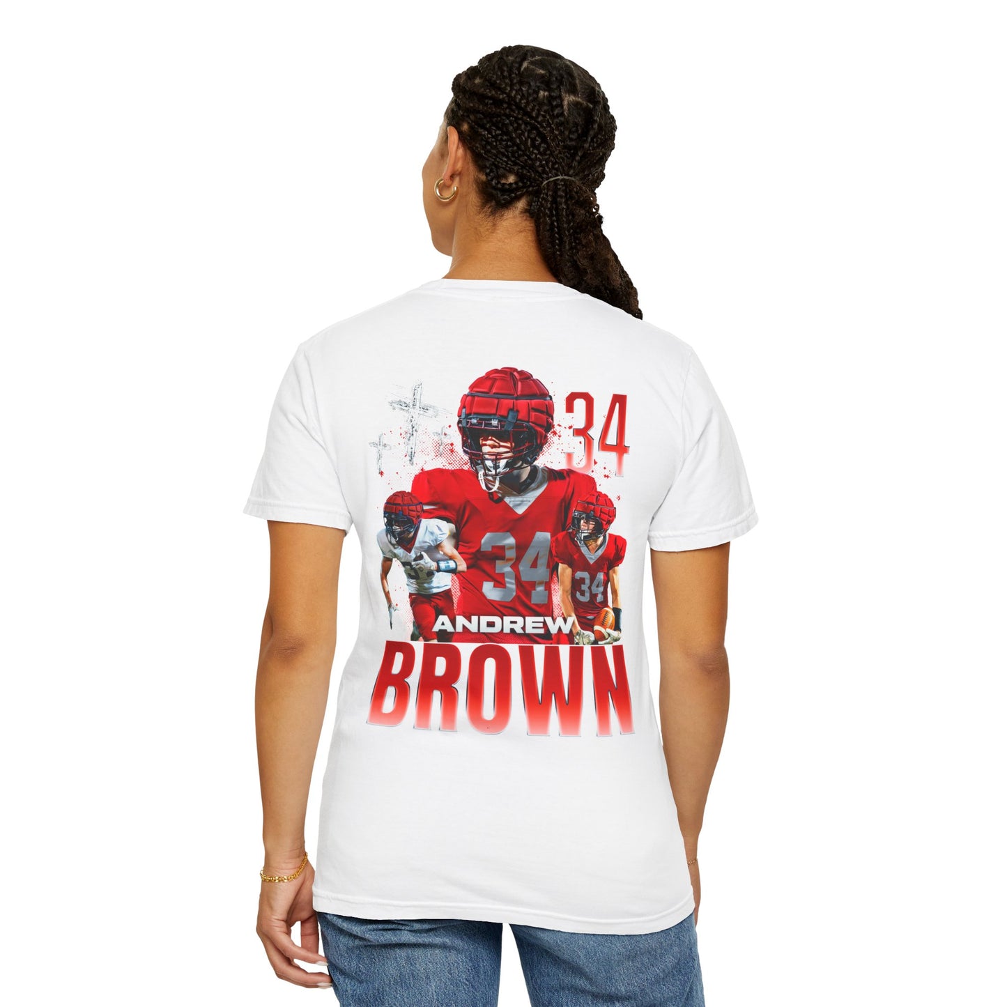 Andrew Brown Logo Front & Back Premium Tee