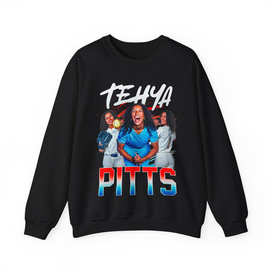 Tehya Pitts White & Colored Combo Crewneck Sweatshirt