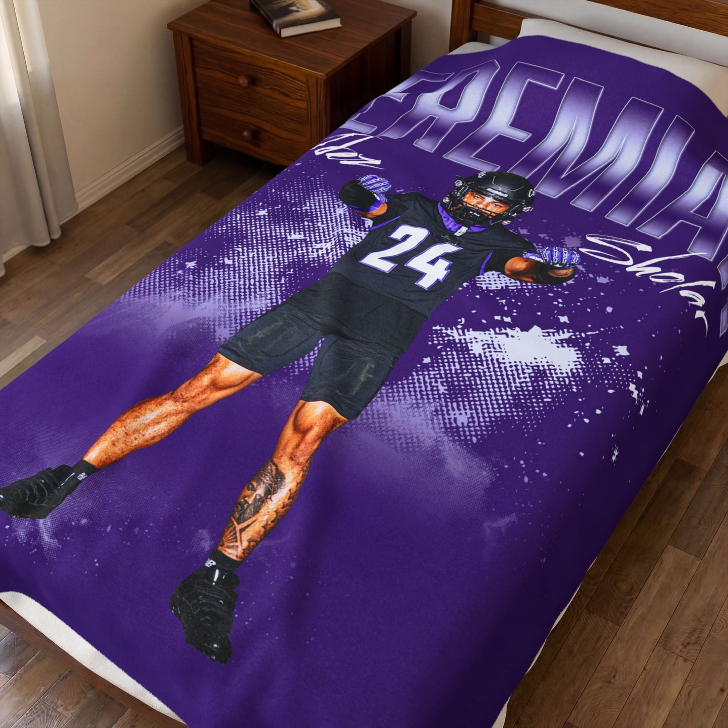 Jeremiah Valdez-Sholar 60"-80" Plush Blanket