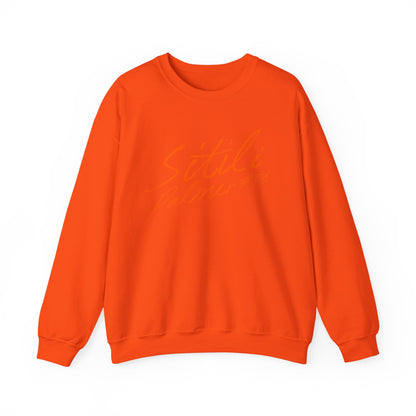 Sitili Palmer Cursive Name & Number Crewneck Sweatshirt