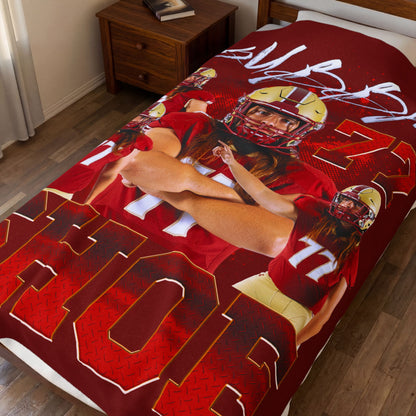 Bubba Shoe 60"-80" Plush Blanket