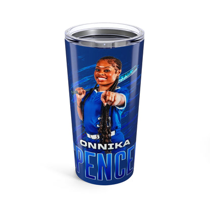 Onnika Spencer Name And Number Ombre 20oz Tumbler