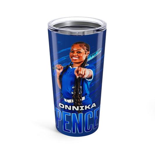 Onnika Spencer Name And Number Ombre 20oz Tumbler