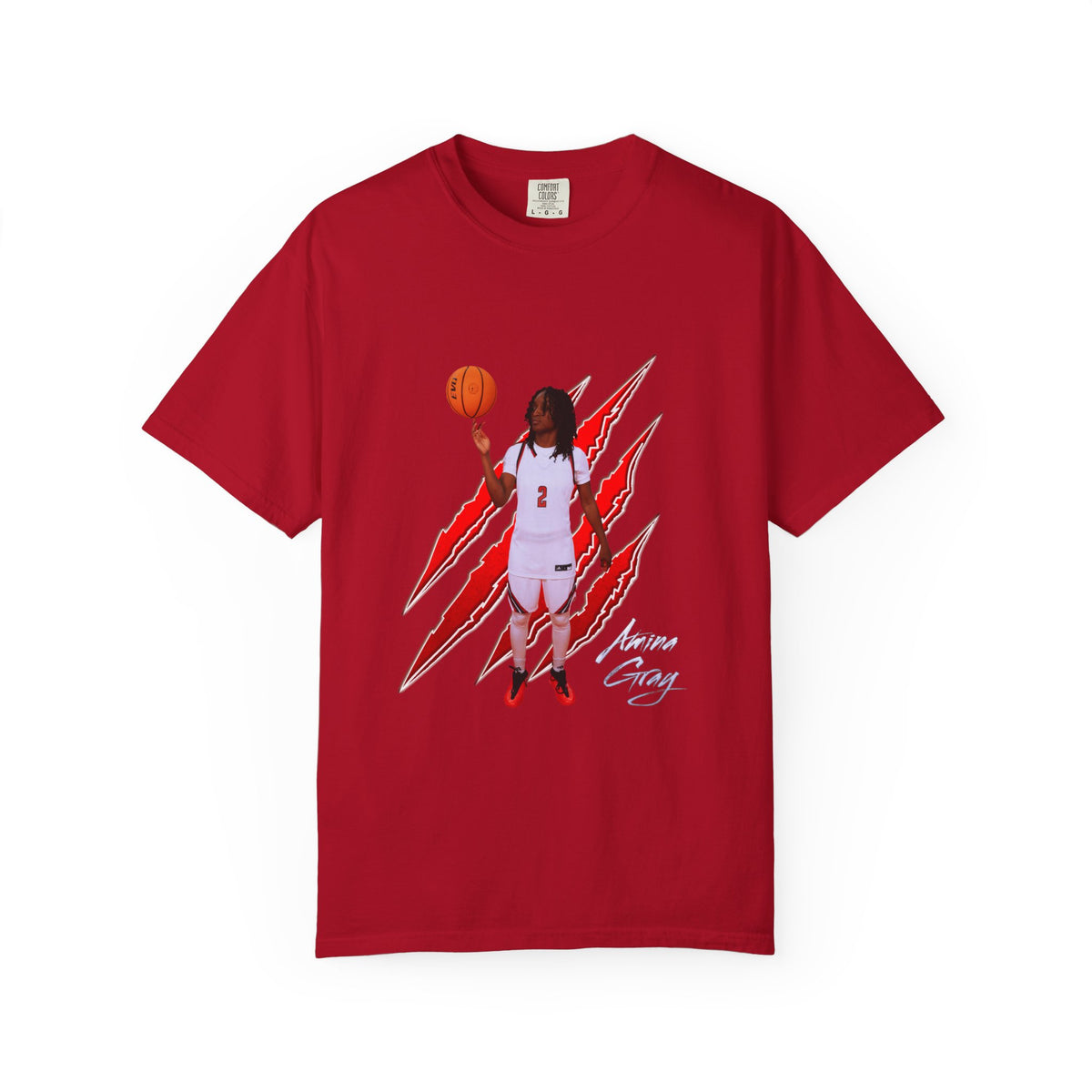 Amina Gray Claw Marks Premium Tee