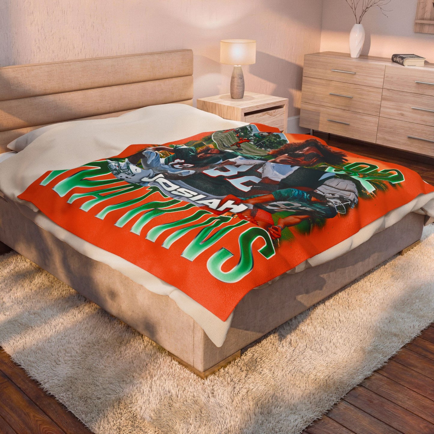 Josiah Watkins 60"-80" Plush Blanket