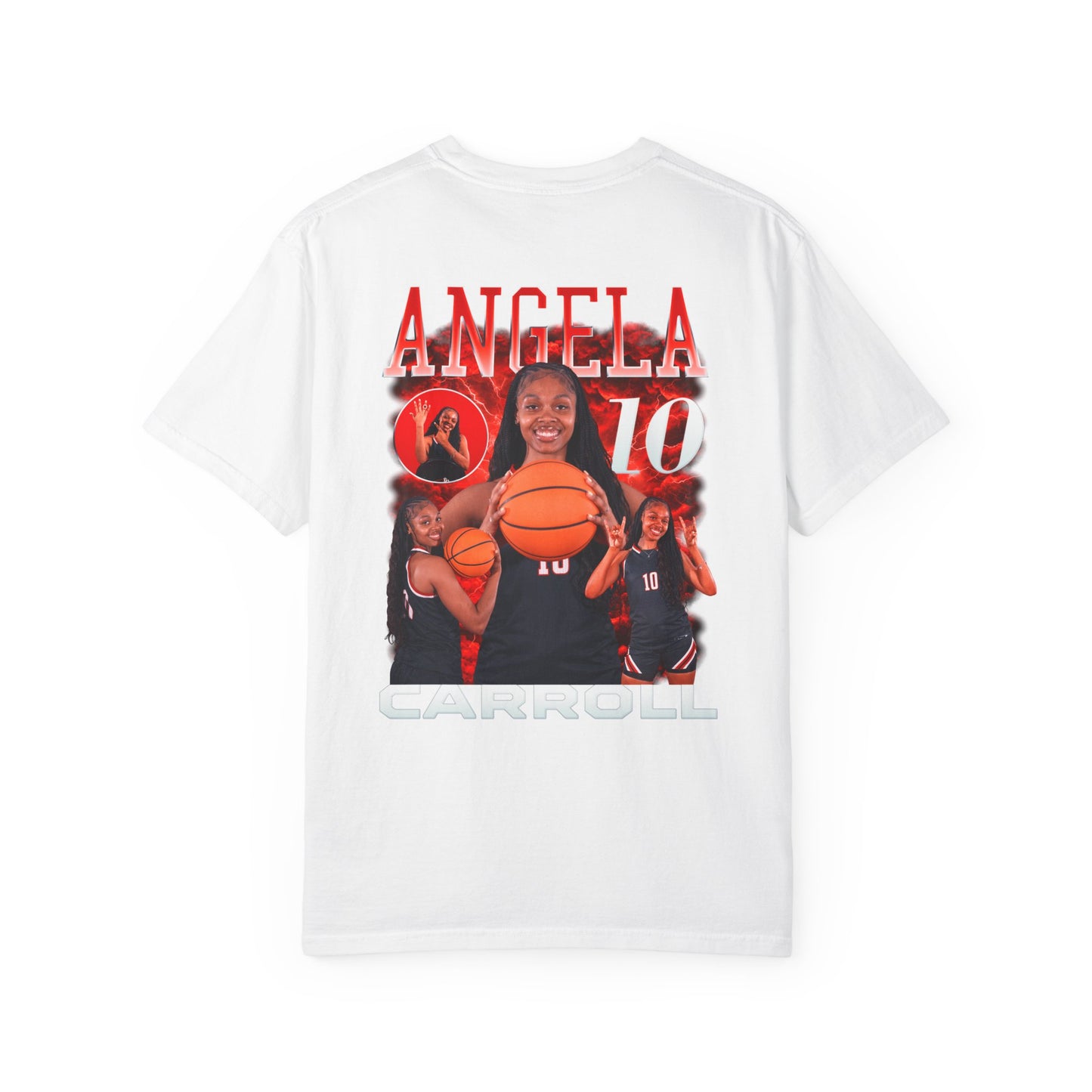 Angela Carroll Logo Front & Back Premium Tee