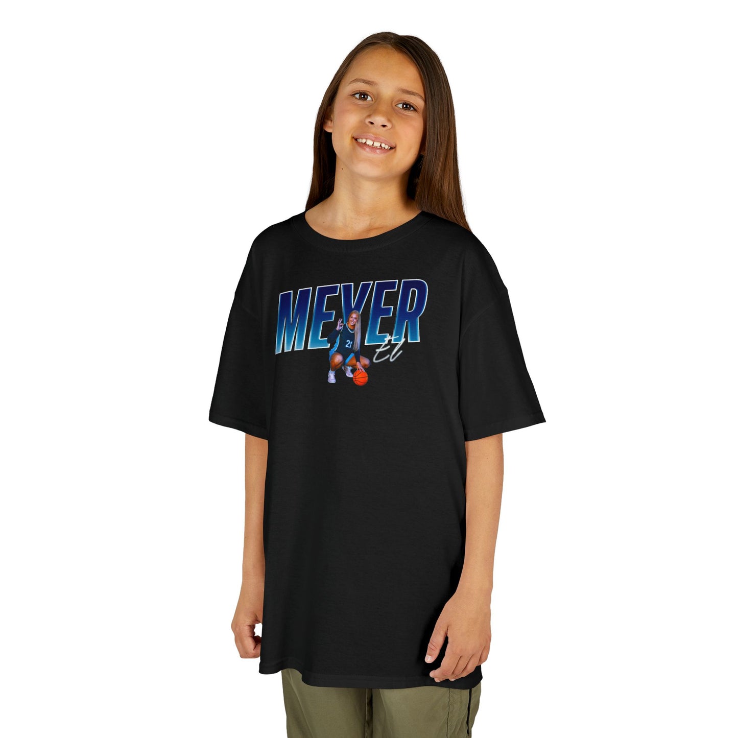 Copy of El Meyer Cursive Combo Colored Kids Tee