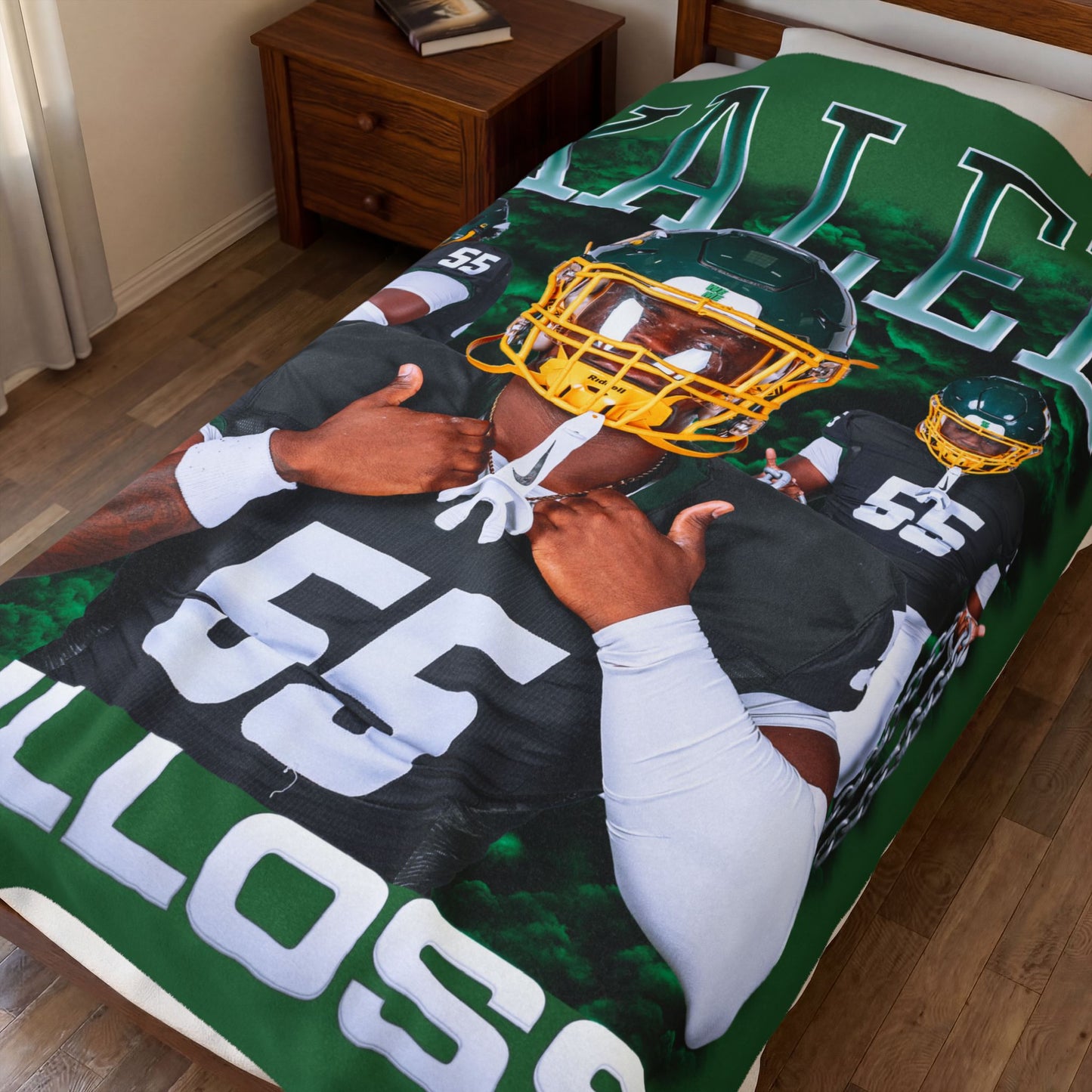 Kaleb Tulloss 60"-80" Plush Blanket
