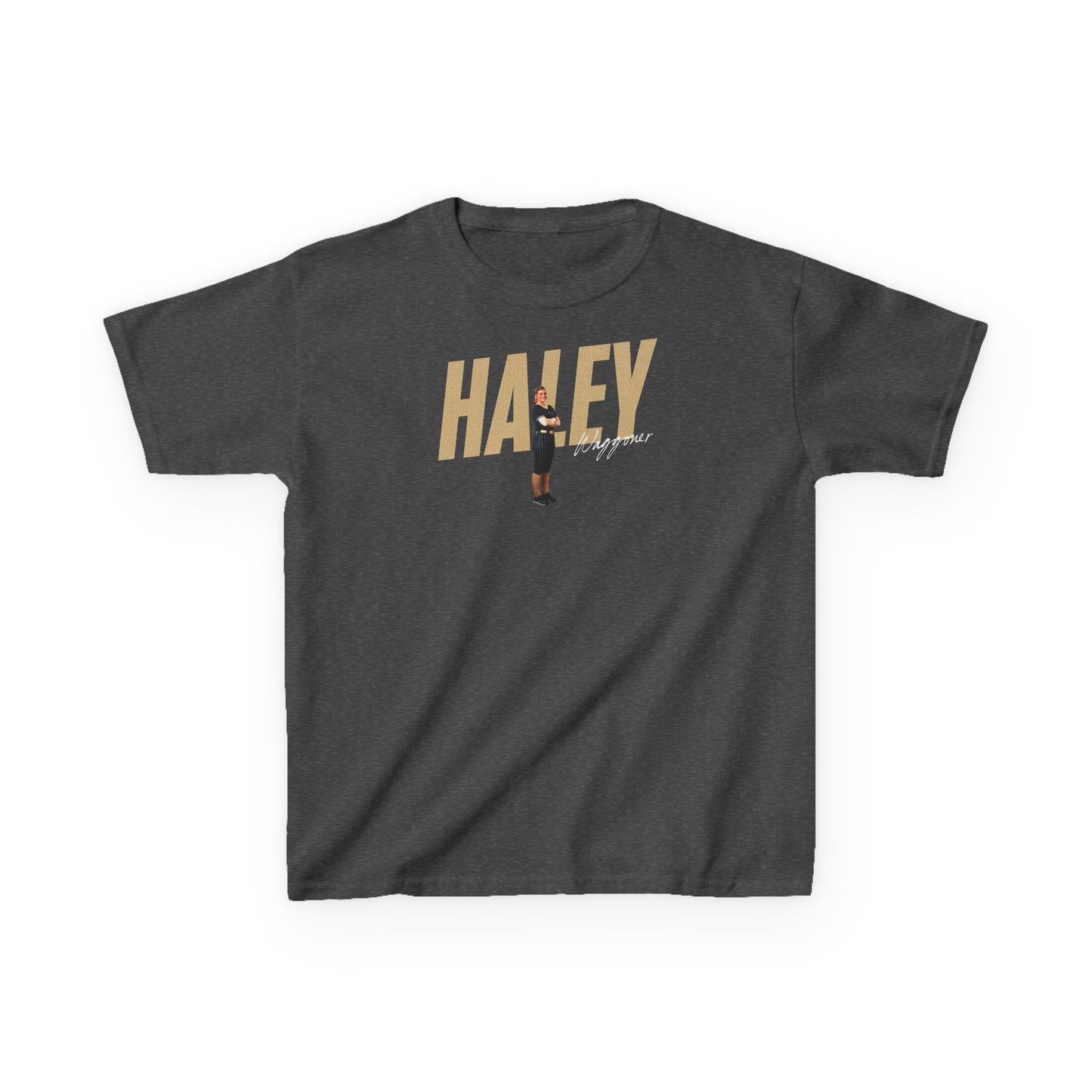 Haley Waggoner Cursive Combo Kids Tee