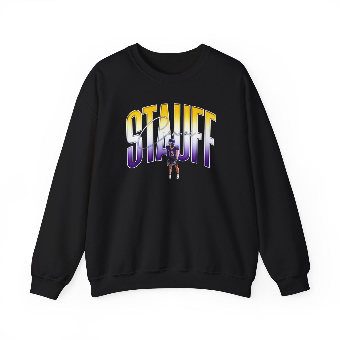 Connor Stauff Big Initials Colored Crewneck Sweatshirt