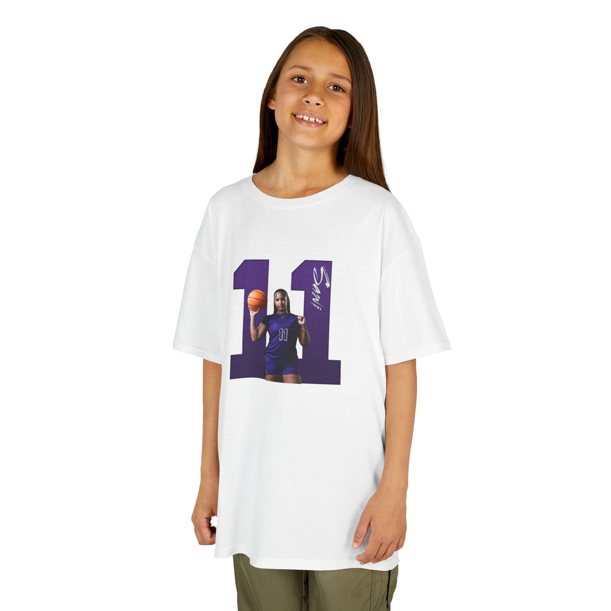 Ava Sawi Player Icon Number Kids Tee