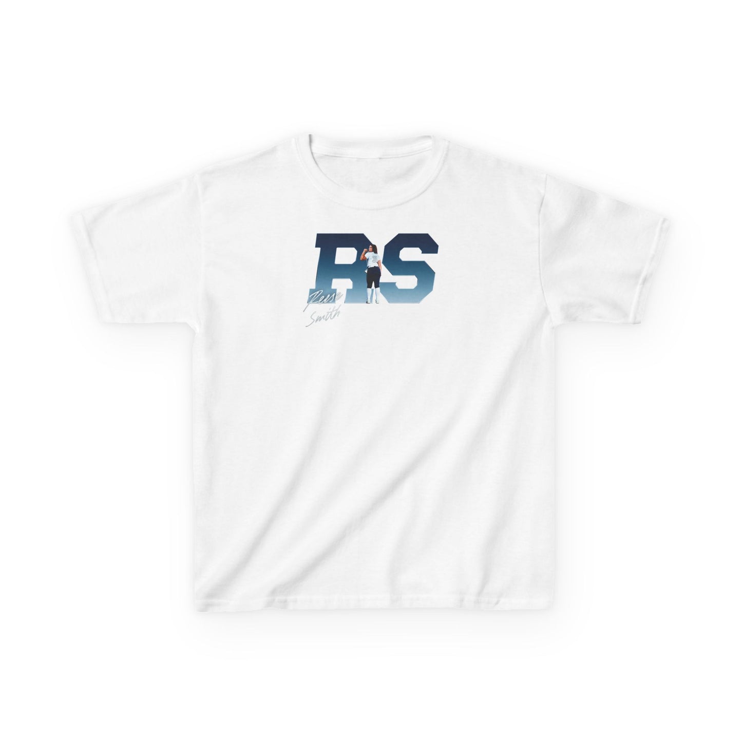 Reese Smith Big Initials Colored Kids Tee