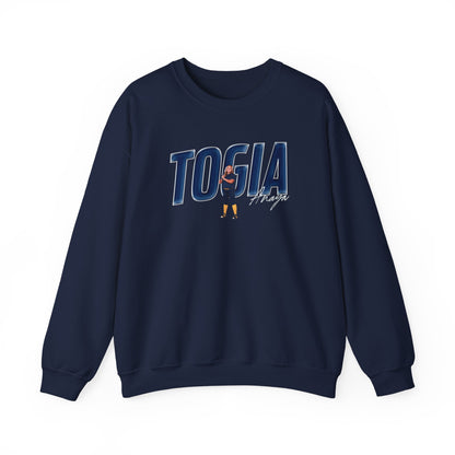 Anaya Togia Cursive Combo Crewneck Sweatshirt
