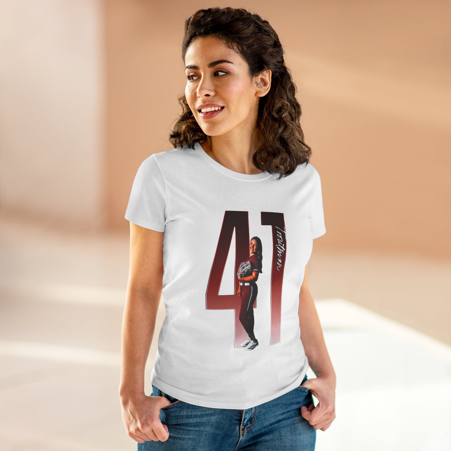 Taylor Troutman Player Icon Number Women's Tee