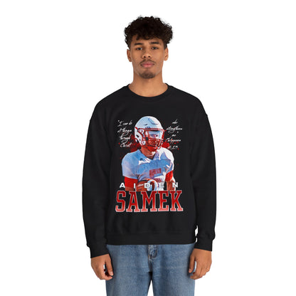 Aiden Samek Featured Quote Crewneck Sweatshirt