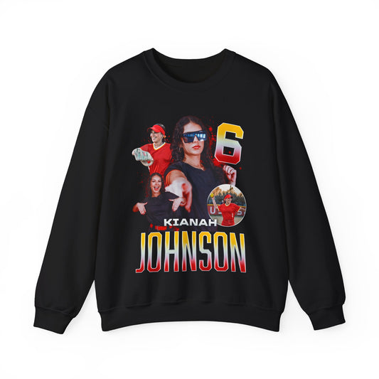 Kianah Johnson Name & Number Ombre Crewneck Sweatshirt