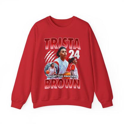 Trista Brown Crewneck Sweatshirt