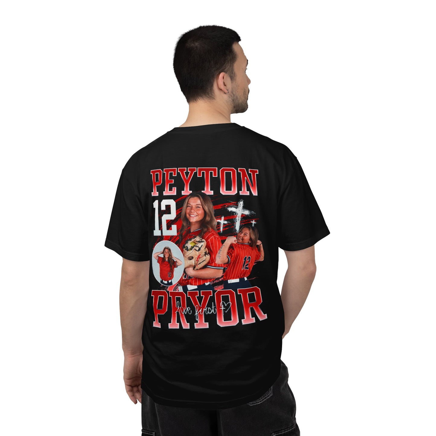 Peyton Pryor Logo Front & Back Premium Tee