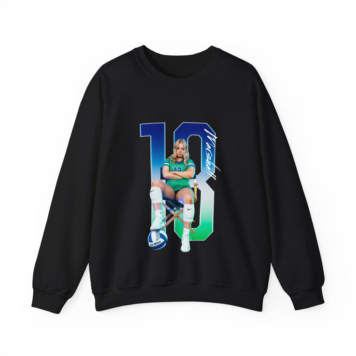 Gracyn Marshall Player Icon Number Crewneck Sweatshirt