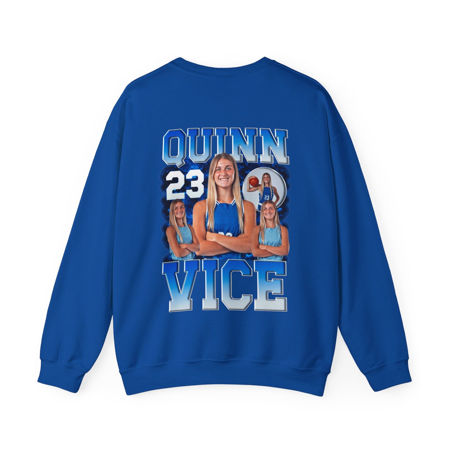 Quinn Vice Logo Front & Back Crewneck