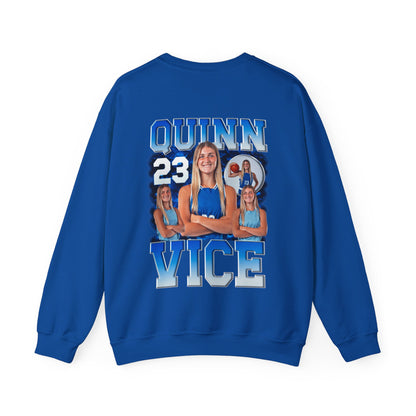 Quinn Vice Logo Front & Back Crewneck