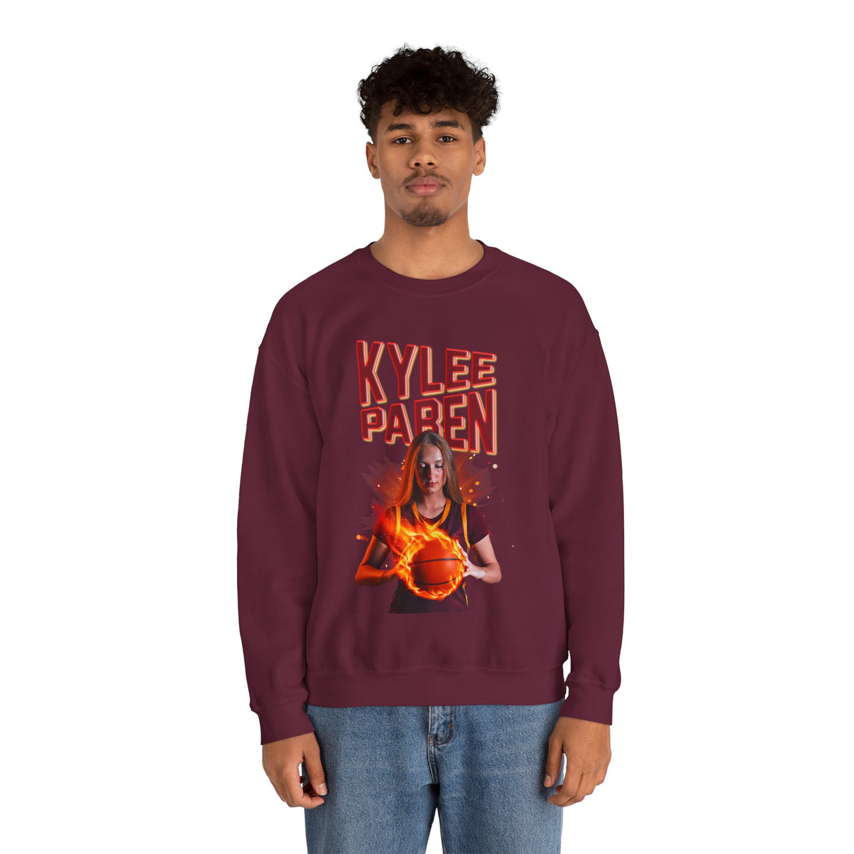 Kylee Paben Flame Burst Crewneck Sweatshirt