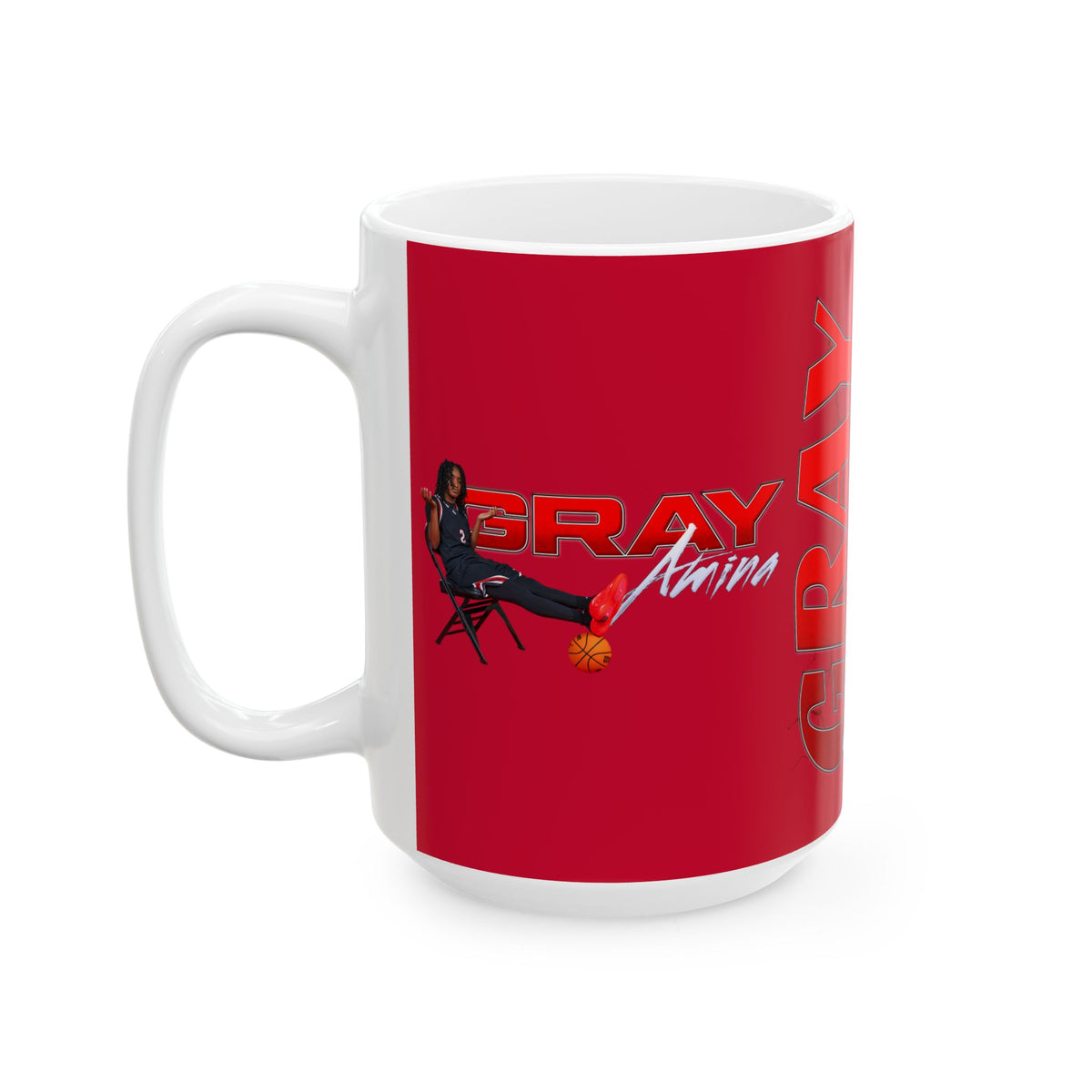 Amina Gray 15oz Mug