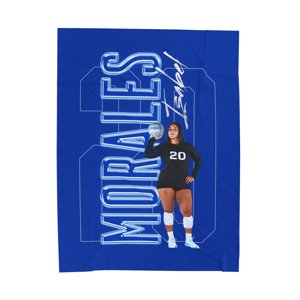 Isabel Morales 60"-80" Plush Blanket