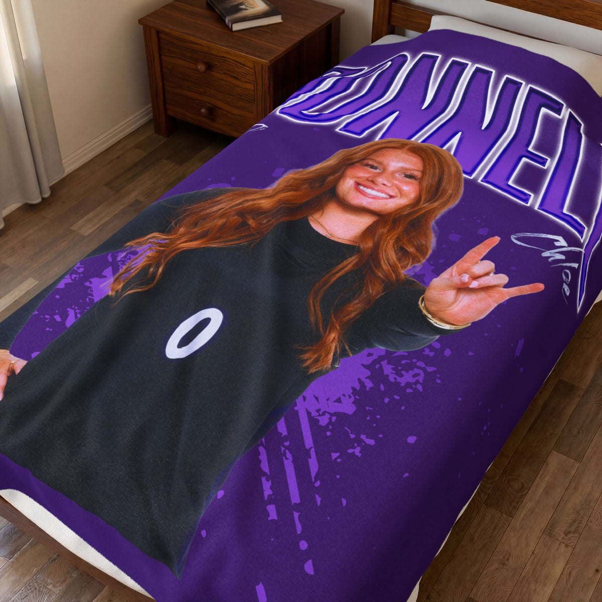 Chloe Donnell 60"-80" Plush Blanket