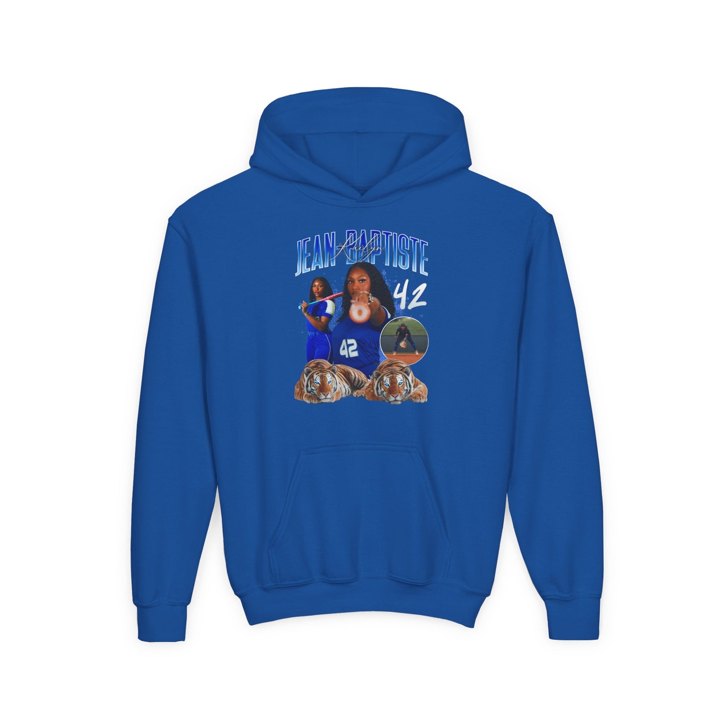 Kailyn Jean-Baptiste Last Name Highlight Kids Hoodie