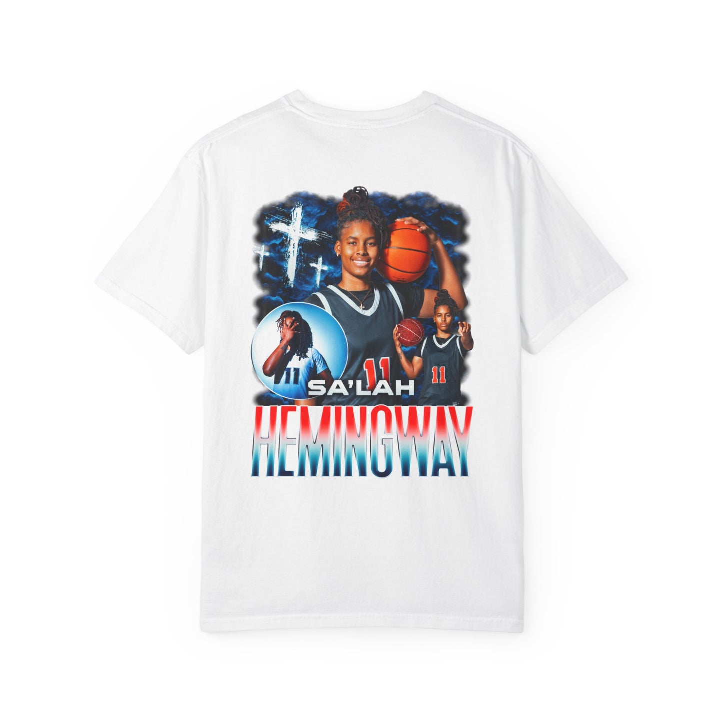 Sa'Lah Hemingway Logo Front & Back Premium Tee