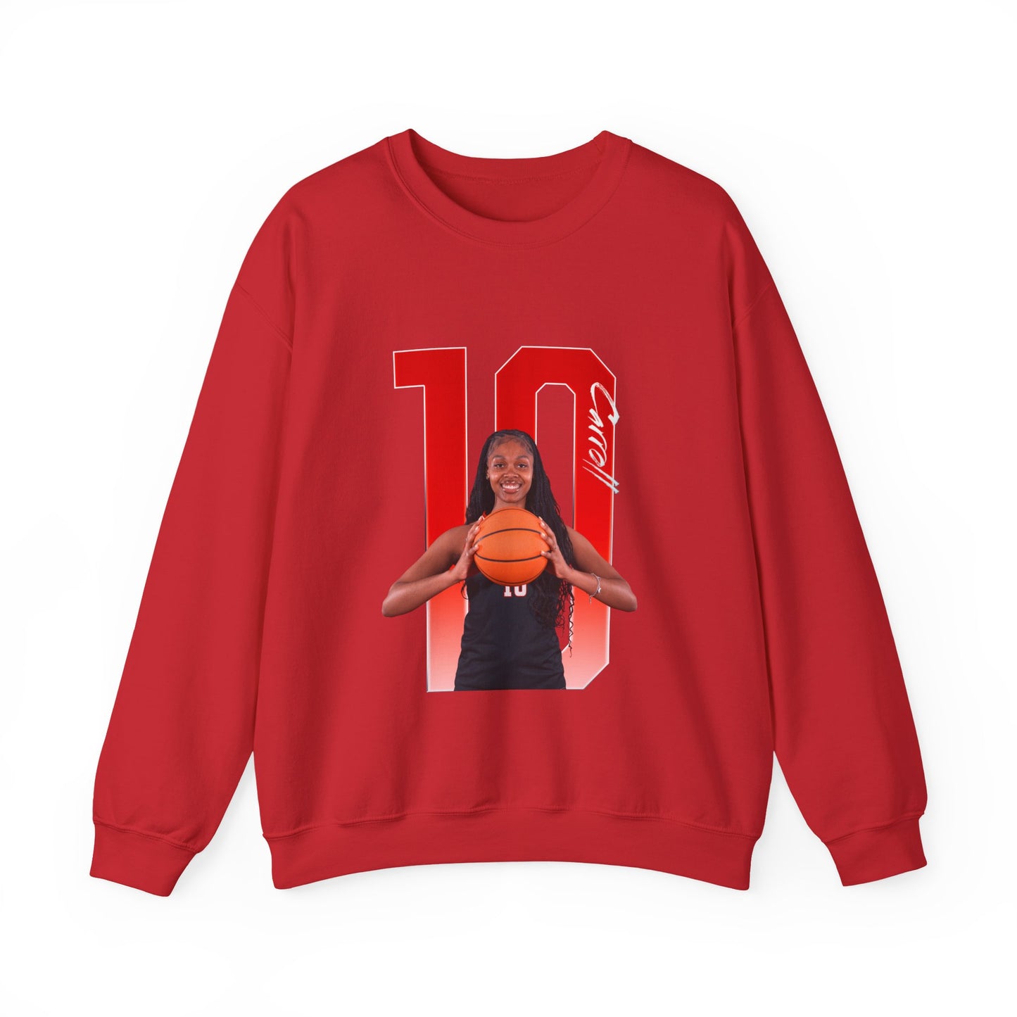 Angela Carroll Player Icon Number Crewneck Sweatshirt