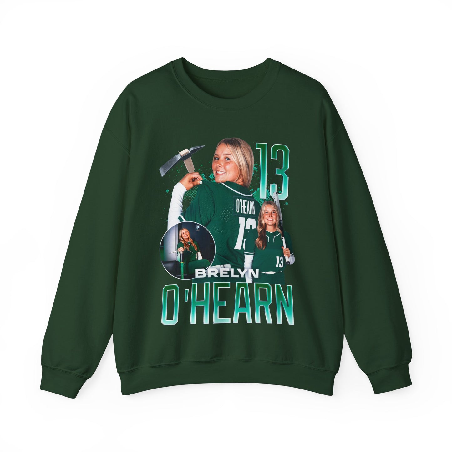 Brelyn O'Hearn Name & Number Ombre Crewneck Sweatshirt